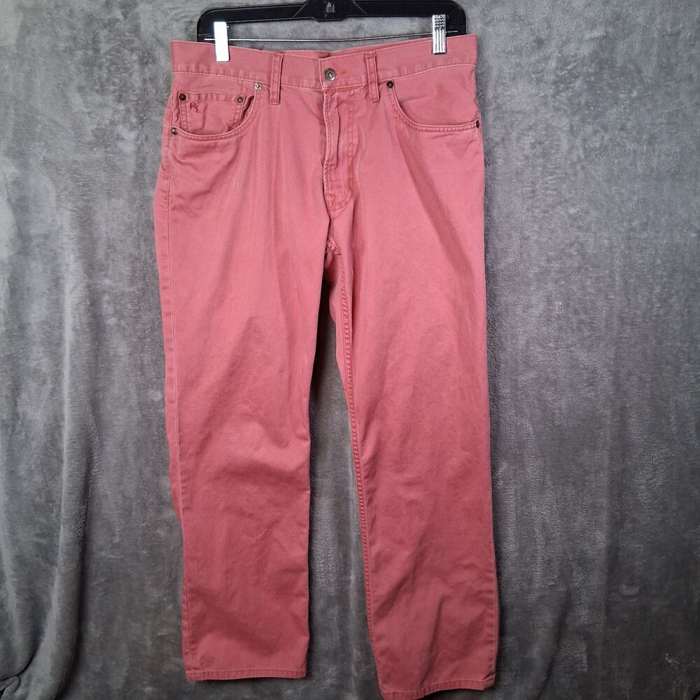 Polo Ralph Lauren Chino Pants Mens‎ 32x30 Inseam 30 Pink Pastel